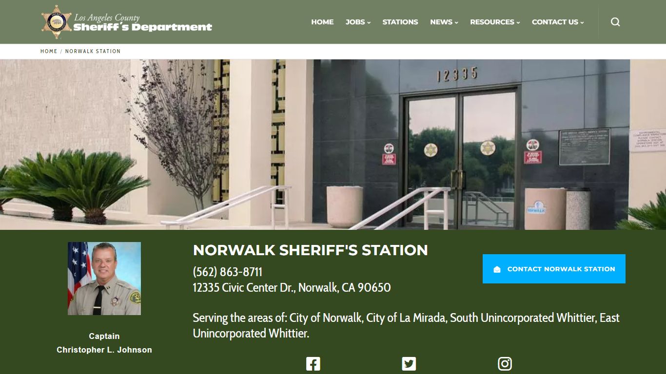 Norwalk Station | Los Angeles County Sheriff's Department